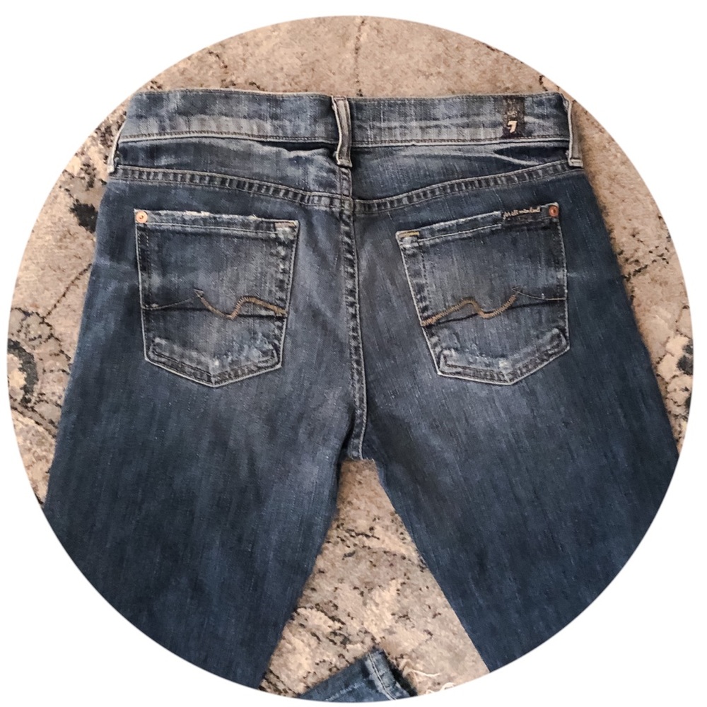 7 for all Mankind Roxanne Distressed Jeans 26